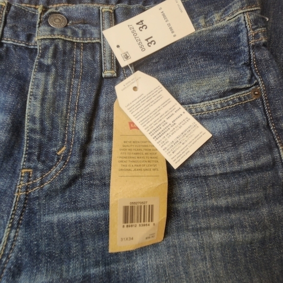 New Levi's 527 Slim Bootcut Jeans sz 31 x 34 - Picture 8 of 11